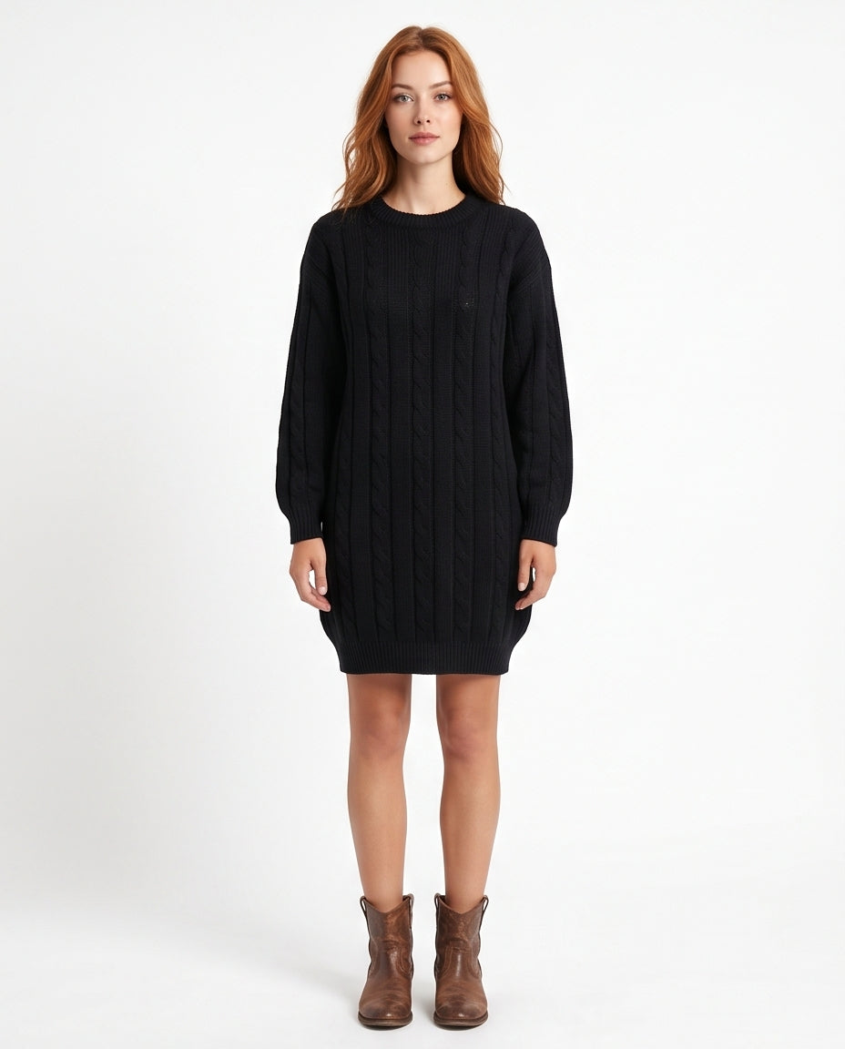 black cable knit sweater dress for Women Drop:6 M and L Diamonds Prom Dresses, Royal attribute:pattern:Solid