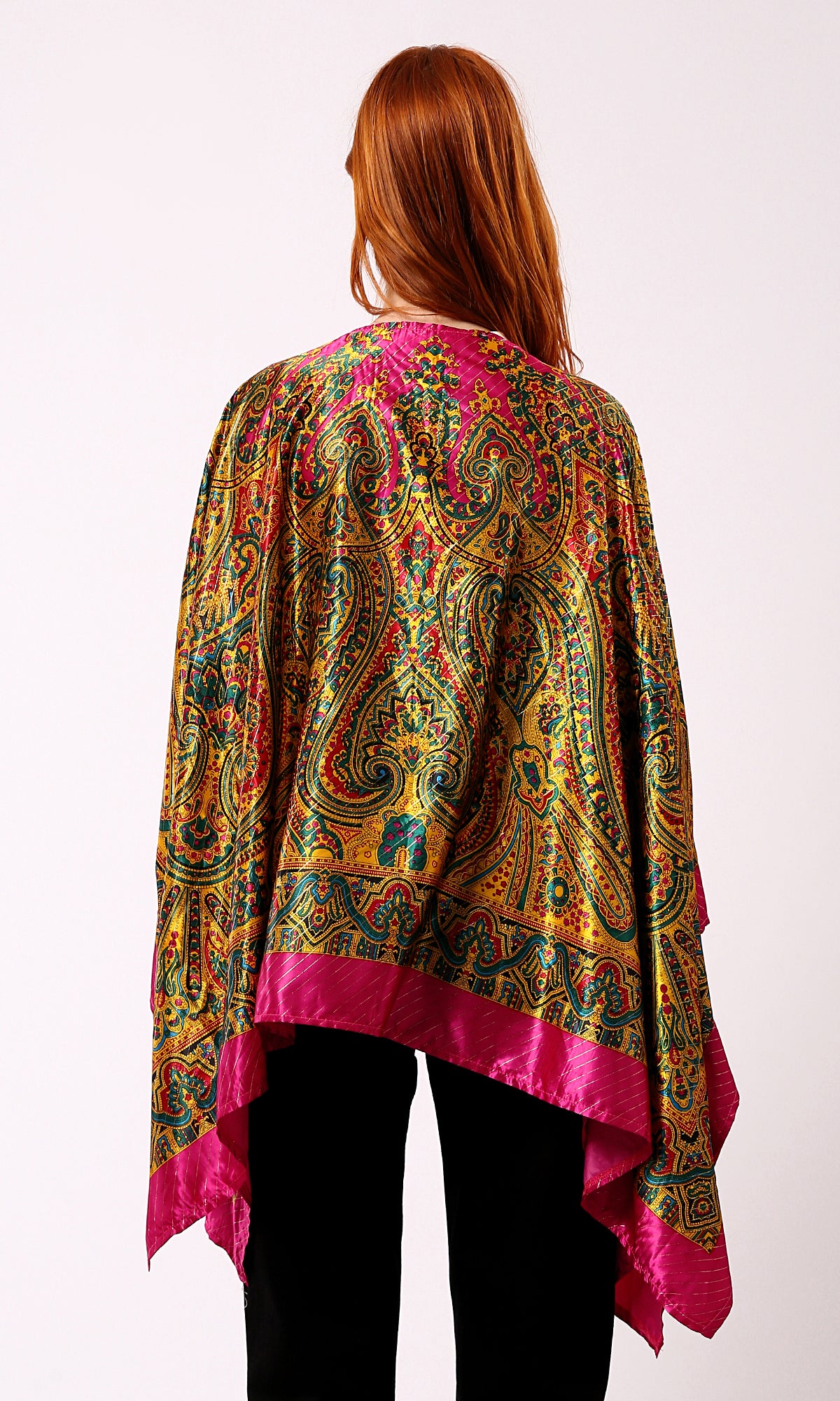 O182858 Multicolour Patterns Fashionable Stain Cardigan