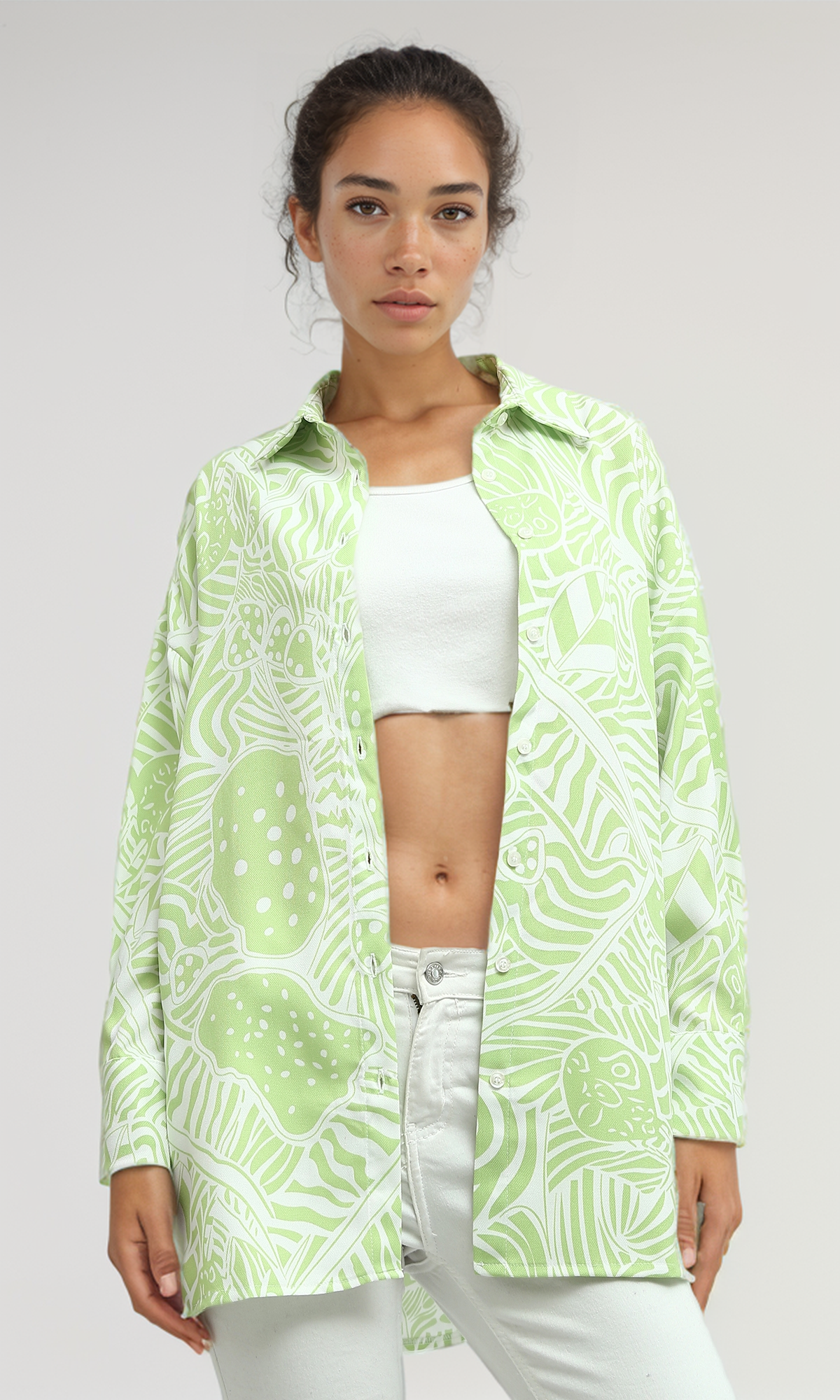 O193470 Women Long Sleeve Shirt – RAVIN - Main Image