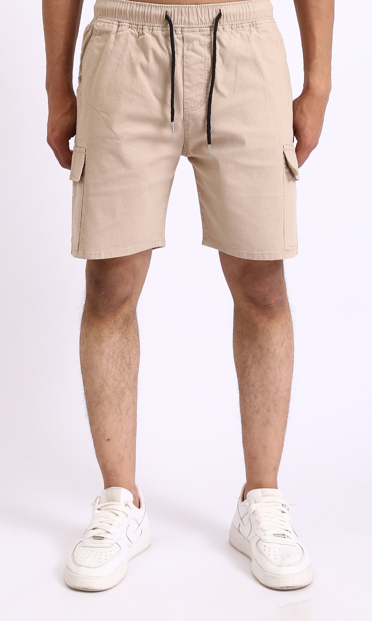 Mango Cheap Mens Cotton Shorts Drawstring Shorts Cotton Elastic - Main Image