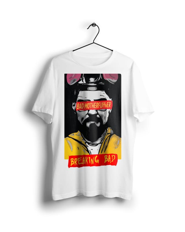 Breaking Bad - Bad Mother Fu*$kers collection - Digital Graphics Basic T-shirt White - POD