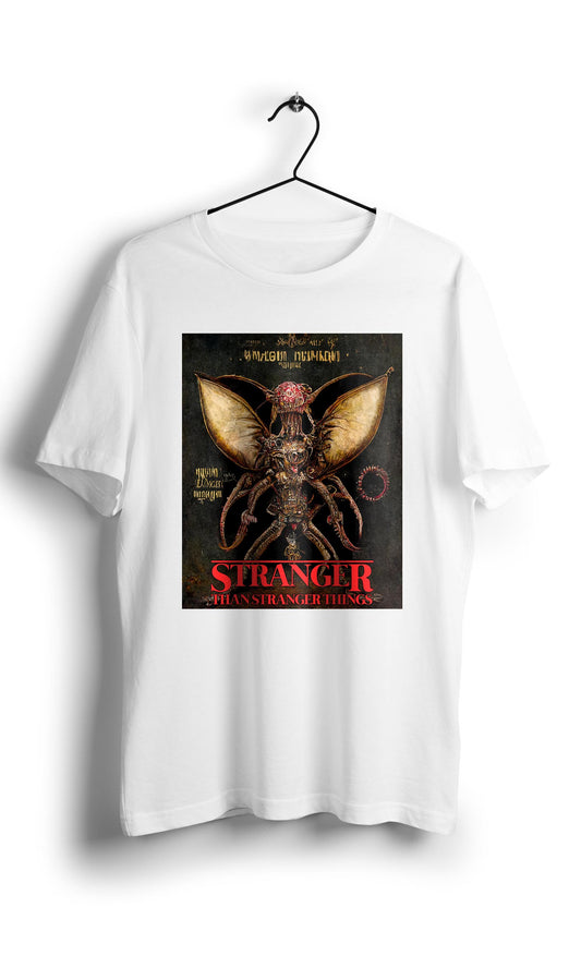 Steampunk Demogorgon Stranger Than Stranger Things  -Digital Graphics Basic T-shirt White
