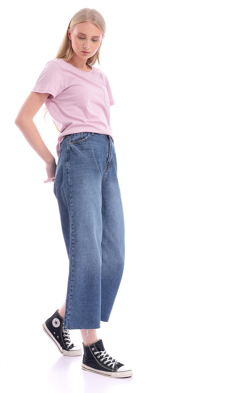 تيشيرت موف فاتح بجيب أمامى