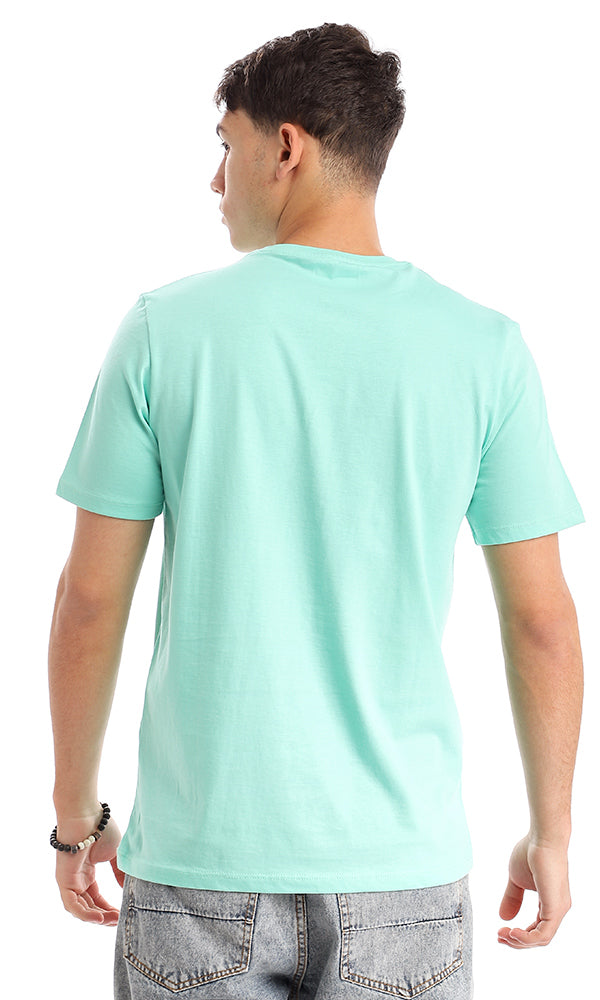 Vintage Graphic Mint Crew Neck Regular Fit Tee - 95153