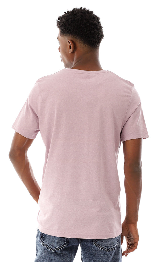95172 "You Are Awesome Today" Cotton Printed T-Shirt - Heather Lavender