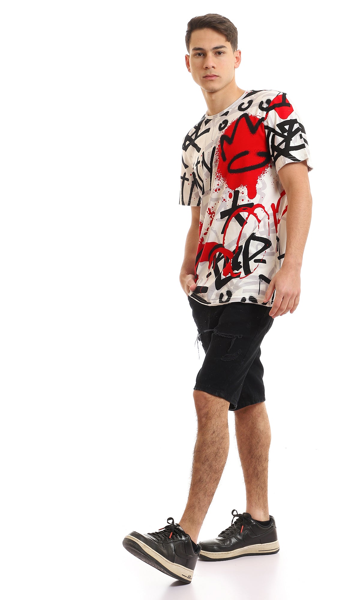 T-shirt à manches courtes pour hommes 97183