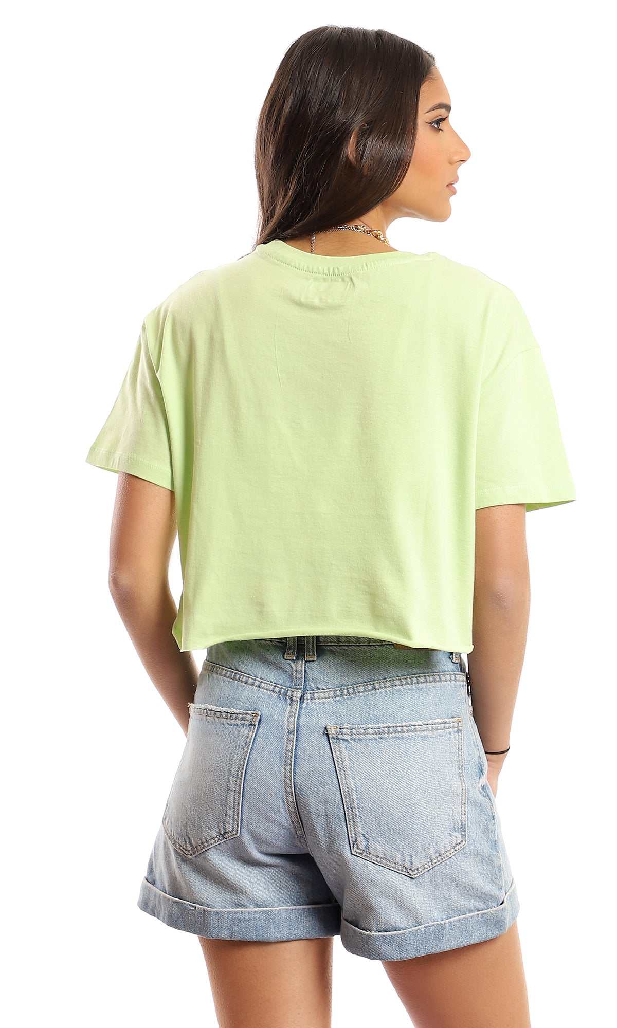 97249 Comfy Standard Fit Slip On T-Shirt - Apple Green