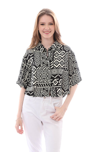 O165291 Women Short Sleeve Shirt