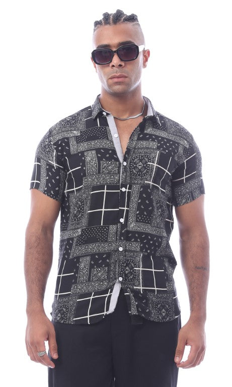 O170436 Men Short Sleeve Shirt