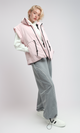O192718 Ravin Women Vest Fly Zip Modern - Light Pink