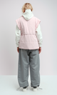 O192718 Ravin Women Vest Fly Zip Modern - Light Pink
