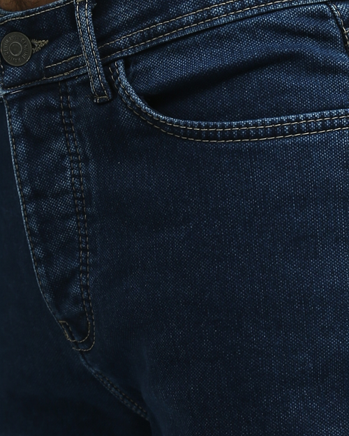 Ravin Men's Slim-Tapered Indigo Denim – Deep Wash Artisanal Finish - O192890