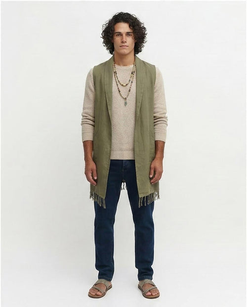 Ravin Men's Slim-Tapered Indigo Denim – Deep Wash Artisanal Finish - O192890