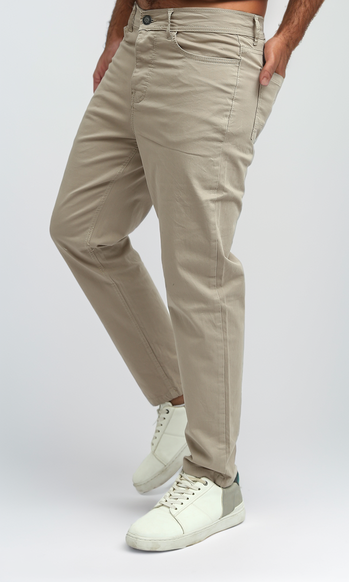 Stone Slim Fit Five-Pocket Chino Trousers - O192894