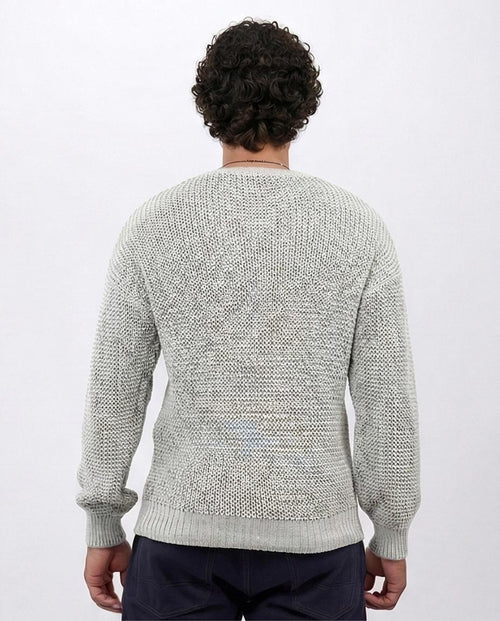 Ravin Men's Crewneck Waffle-Knit Sweater - Classic Fit - O198300