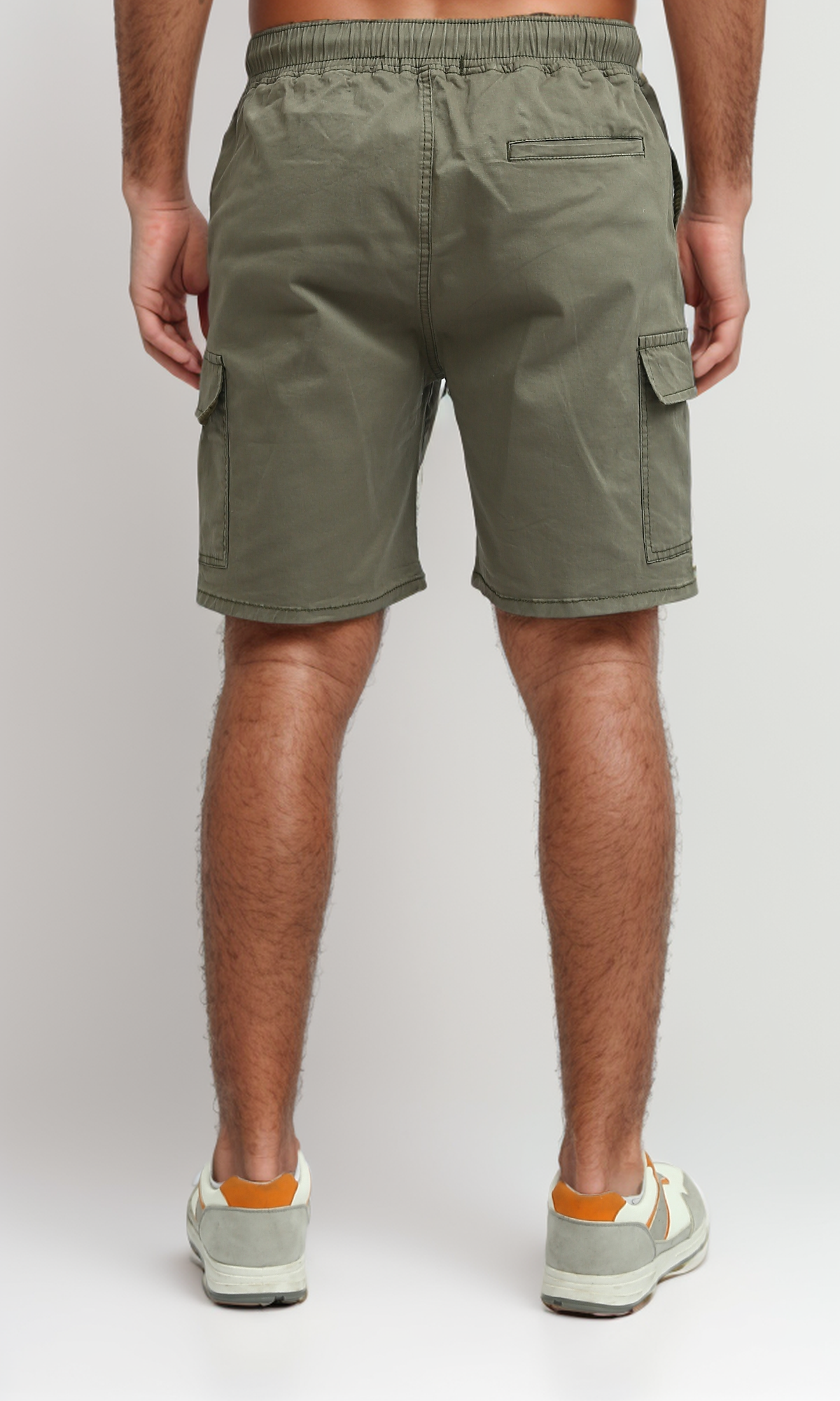 O198683 Regular Fit Bermuda Shorts With Cargo Pocket - Khaki