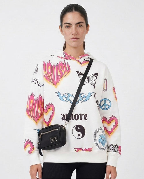 Ravin | 2000s Graphic "Amore" Oversized Hoodie - O200017