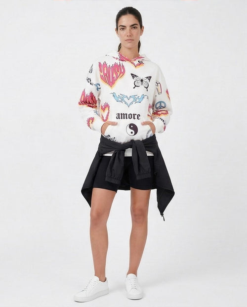 Ravin | 2000s Graphic "Amore" Oversized Hoodie - O200017