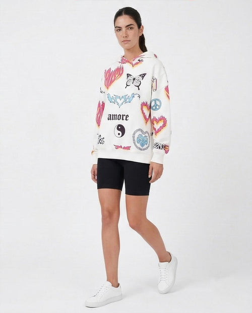 Ravin | 2000s Graphic "Amore" Oversized Hoodie - O200017