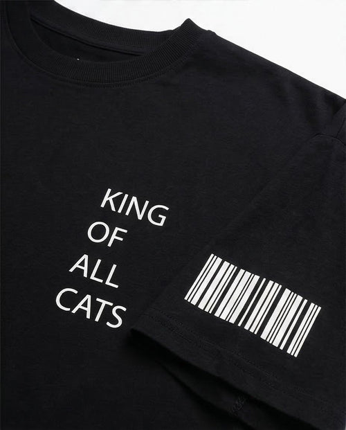 Ravin "King of All Cats" Oversized Graphic T-Shirt - R209413