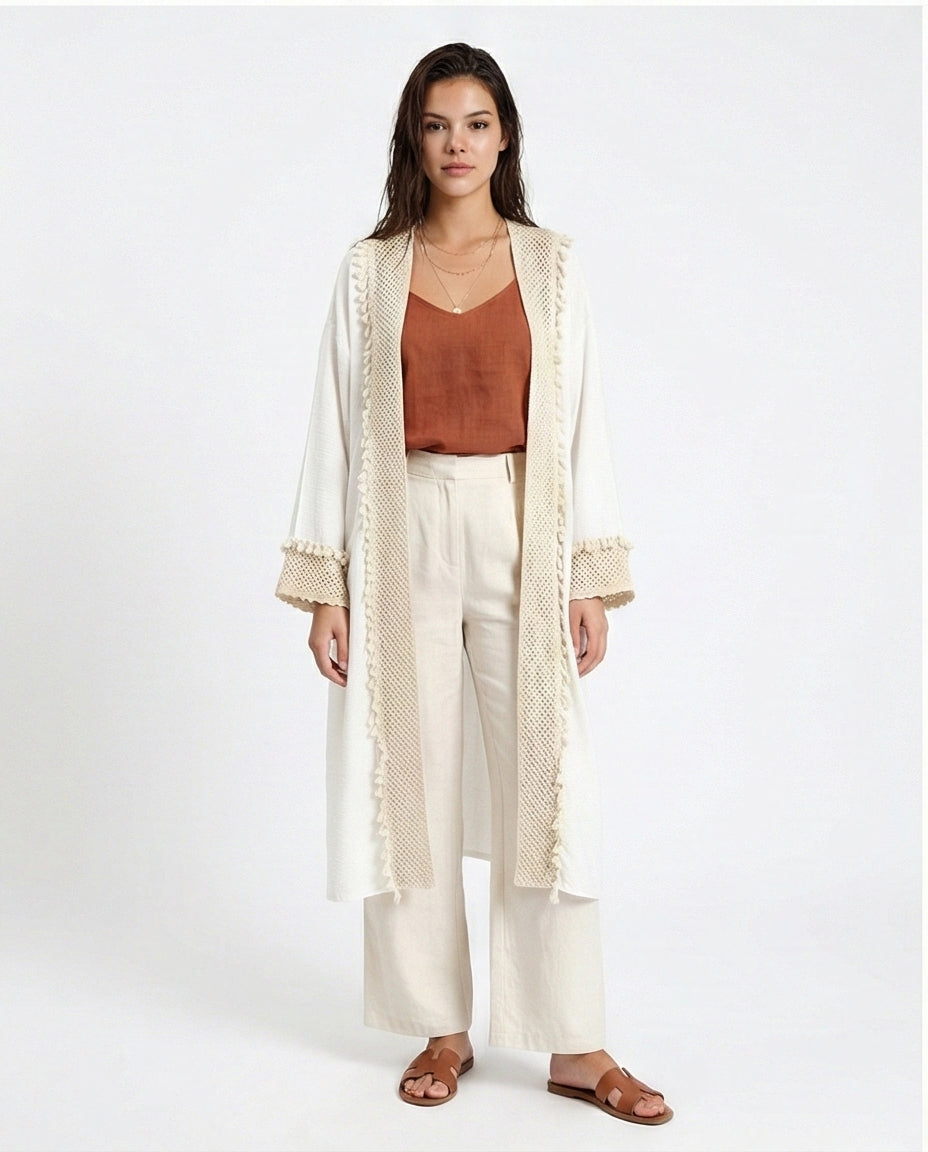Women's Cardigan - White