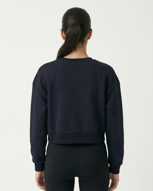 Ravin Women’s Sport Luxe Cropped Brooklyn Sweatshirt - Black – R212666