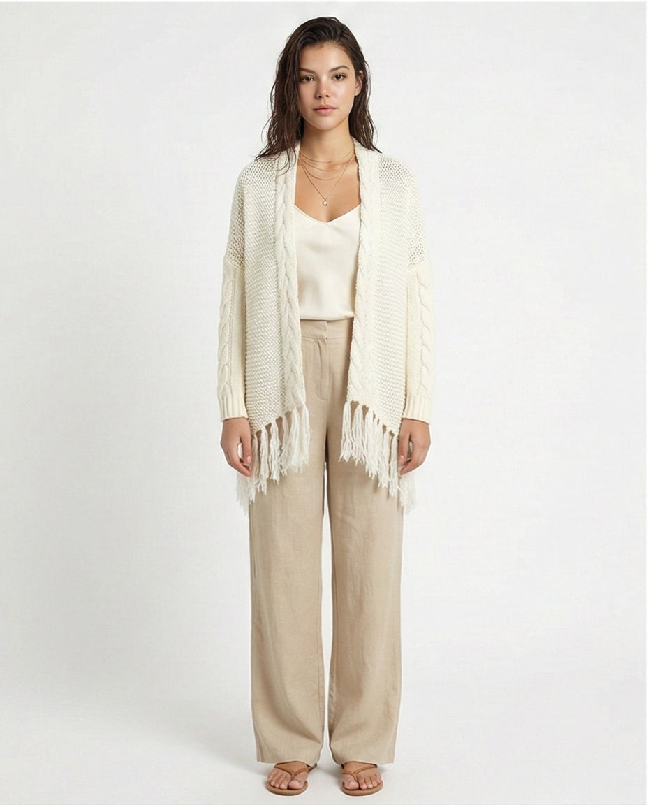 Women's Cardigan - White