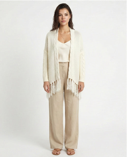 Women's Cardigan - White