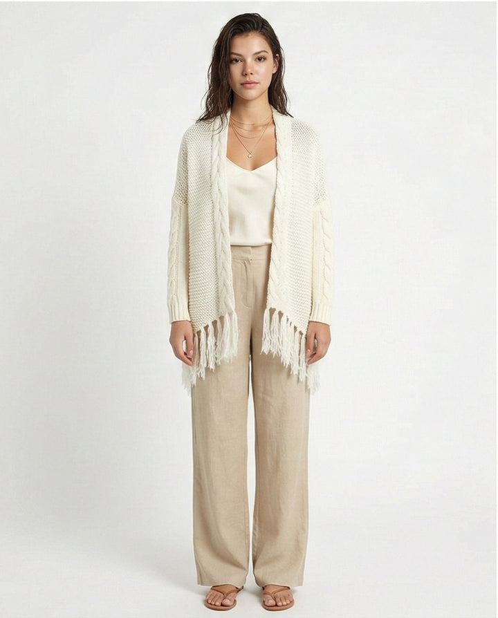 Women's Cardigan - White