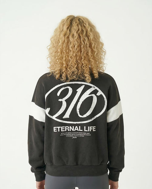 Ravin Unisex "316 Eternal Life" Graphic Bomber Jacket – Sport Luxe Edition - R214385