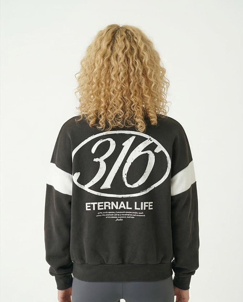 Ravin Unisex "316 Eternal Life" Graphic Bomber Jacket – Sport Luxe Edition - R214385
