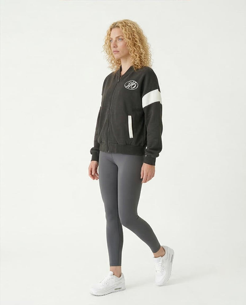 Ravin Unisex "316 Eternal Life" Graphic Bomber Jacket – Sport Luxe Edition - R214385