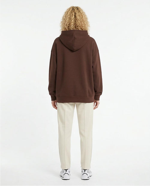 Ravin Women Chocolate Oversized Fleece Hoodie - R215218