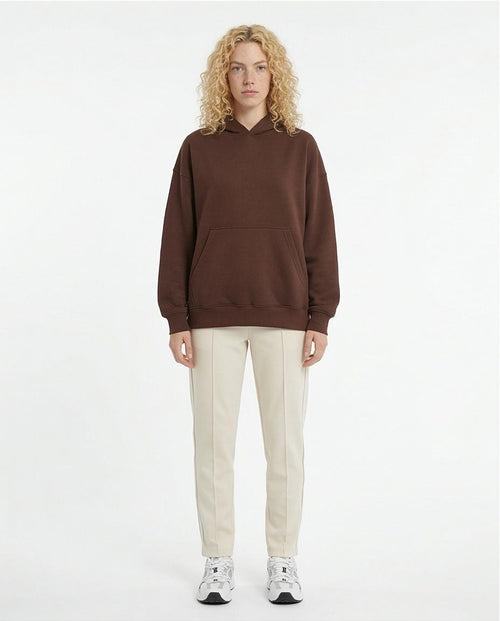 Ravin Women Chocolate Oversized Fleece Hoodie - R215218