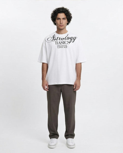 Ravin | Astrology Basics Oversized Graphic T-Shirt - R215747