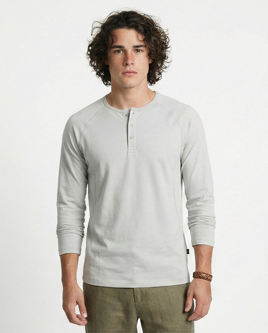 Men's Long Sleeve T-Shirt - Grey