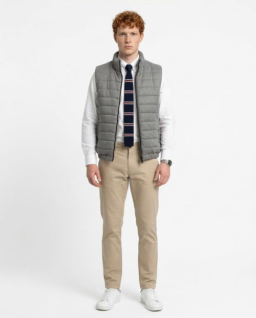 Ravin Men's Quilted Performance Puffer Vest – Slate Grey - R215935