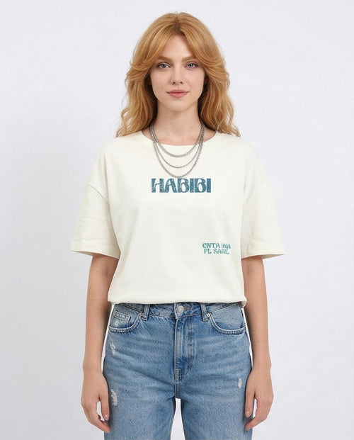 Ravin | "Habibi" Sahel Summer Oversized Graphic Tee-O.WHITE - R216170