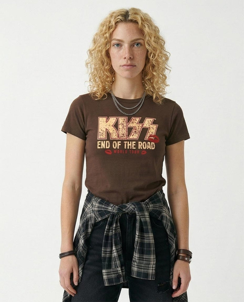 Ravin x KISS: End Of The Road World Tour Graphic Tee - R216400