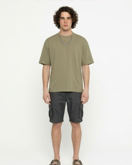 Ravin Modern Oversized Tee in Muted Olive - R216564
