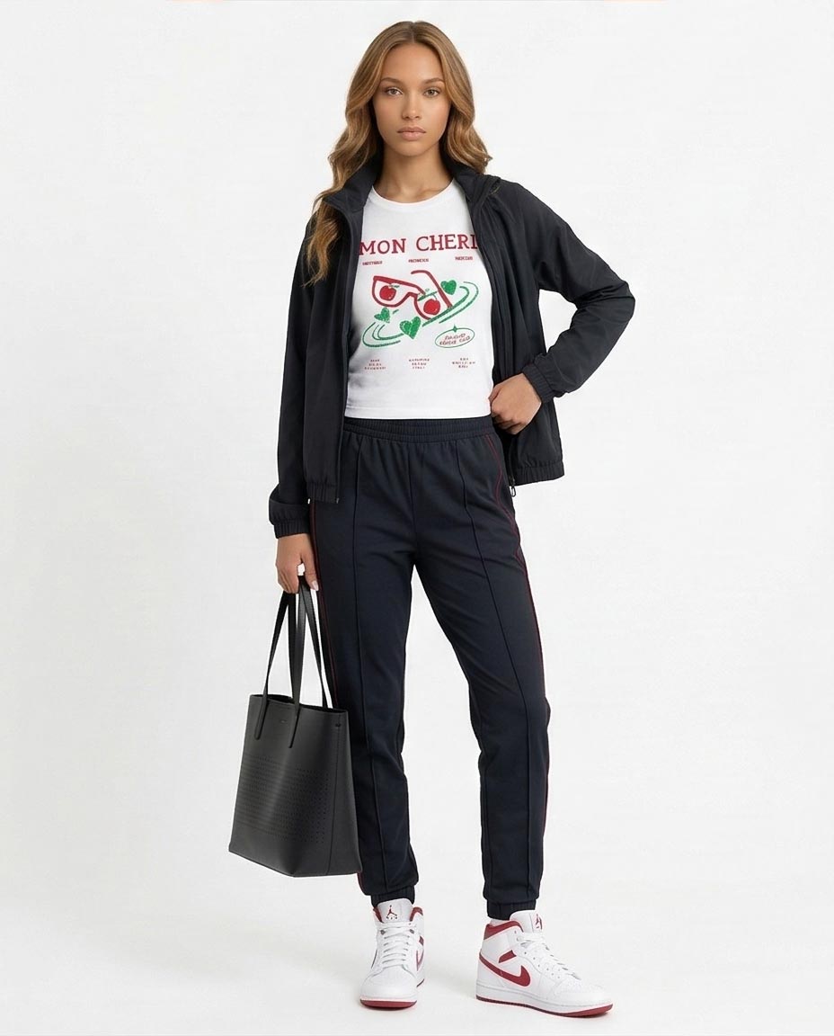 Ravin | "Mon Cheri" Graphic Sport-Luxe Tee - R216579