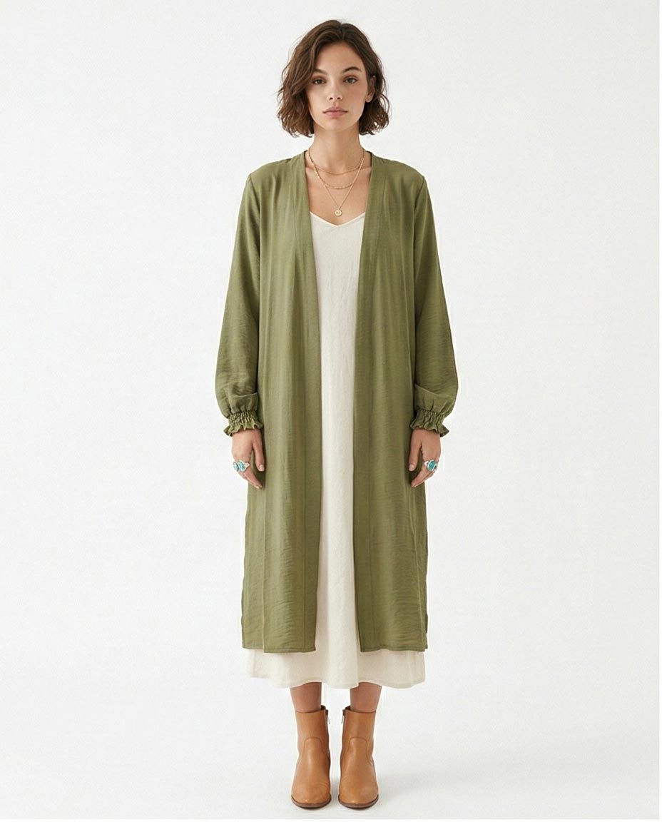 Women's Cardigan - Khaki