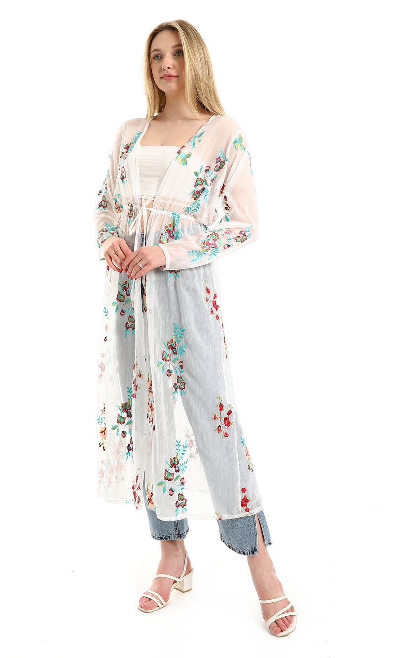 o164076-stitched-flowers-allover-cardigan-white-turquoise-maroon-women-cardigan