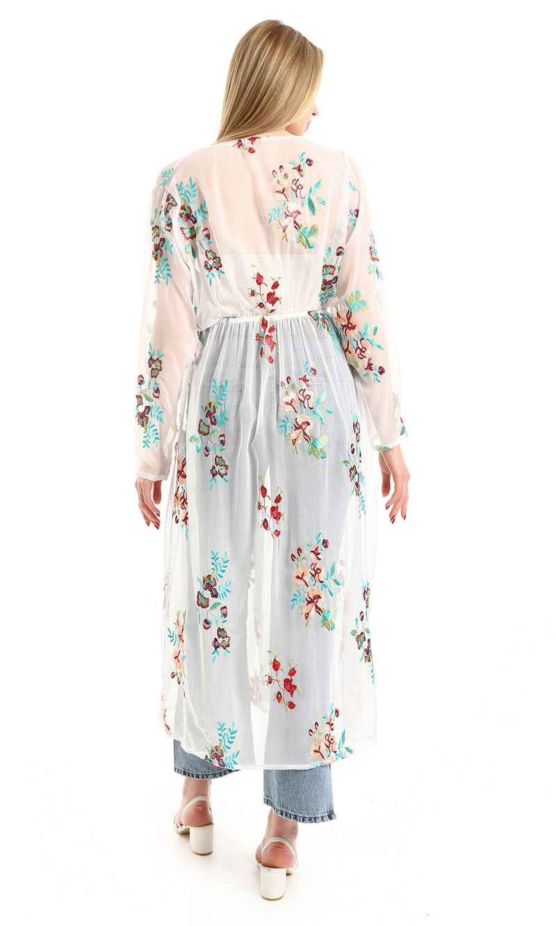 o164076-stitched-flowers-allover-cardigan-white-turquoise-maroon-women-cardigan