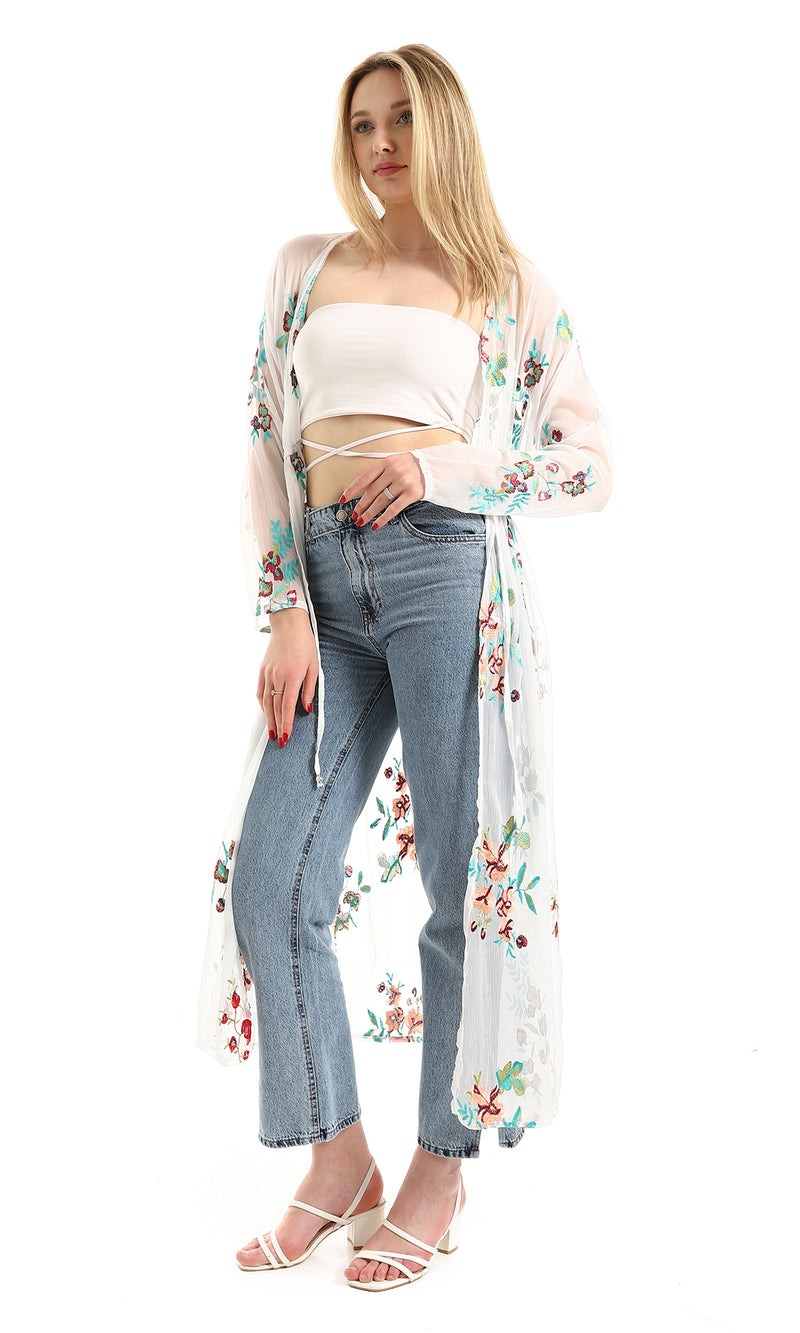 o164076-stitched-flowers-allover-cardigan-white-turquoise-maroon-women-cardigan