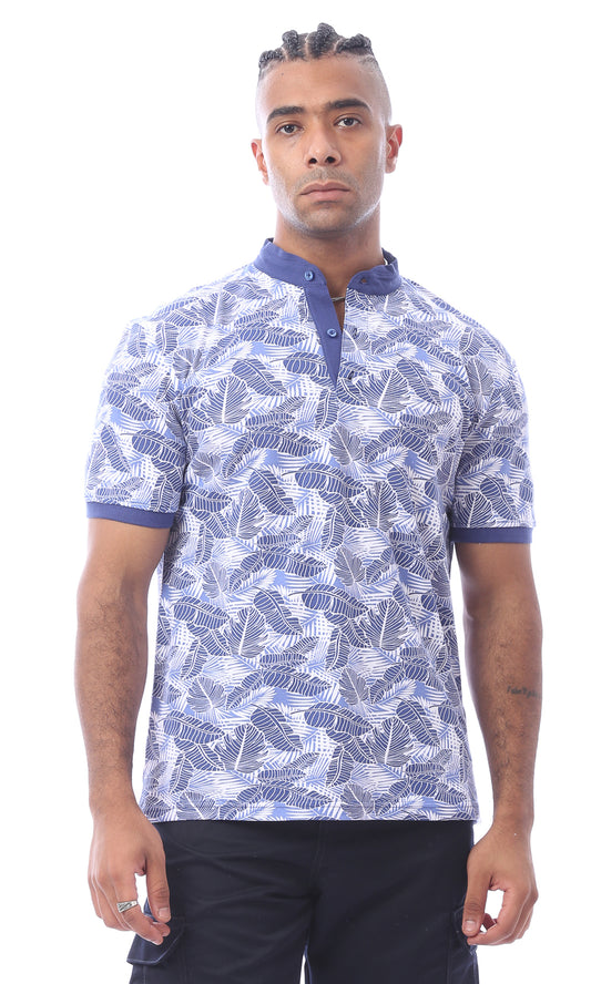 O164770 Multicolour With A Collar And Short Sleeves Polo Shirt