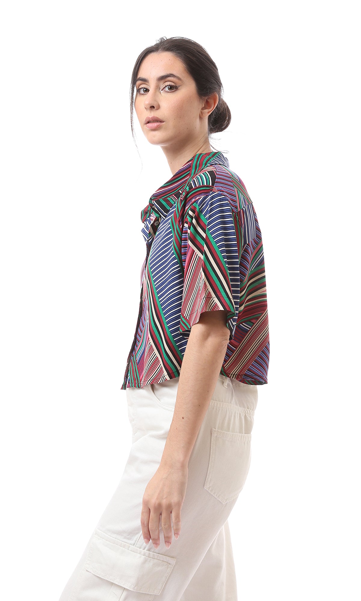 O167018 Women Short Sleeve