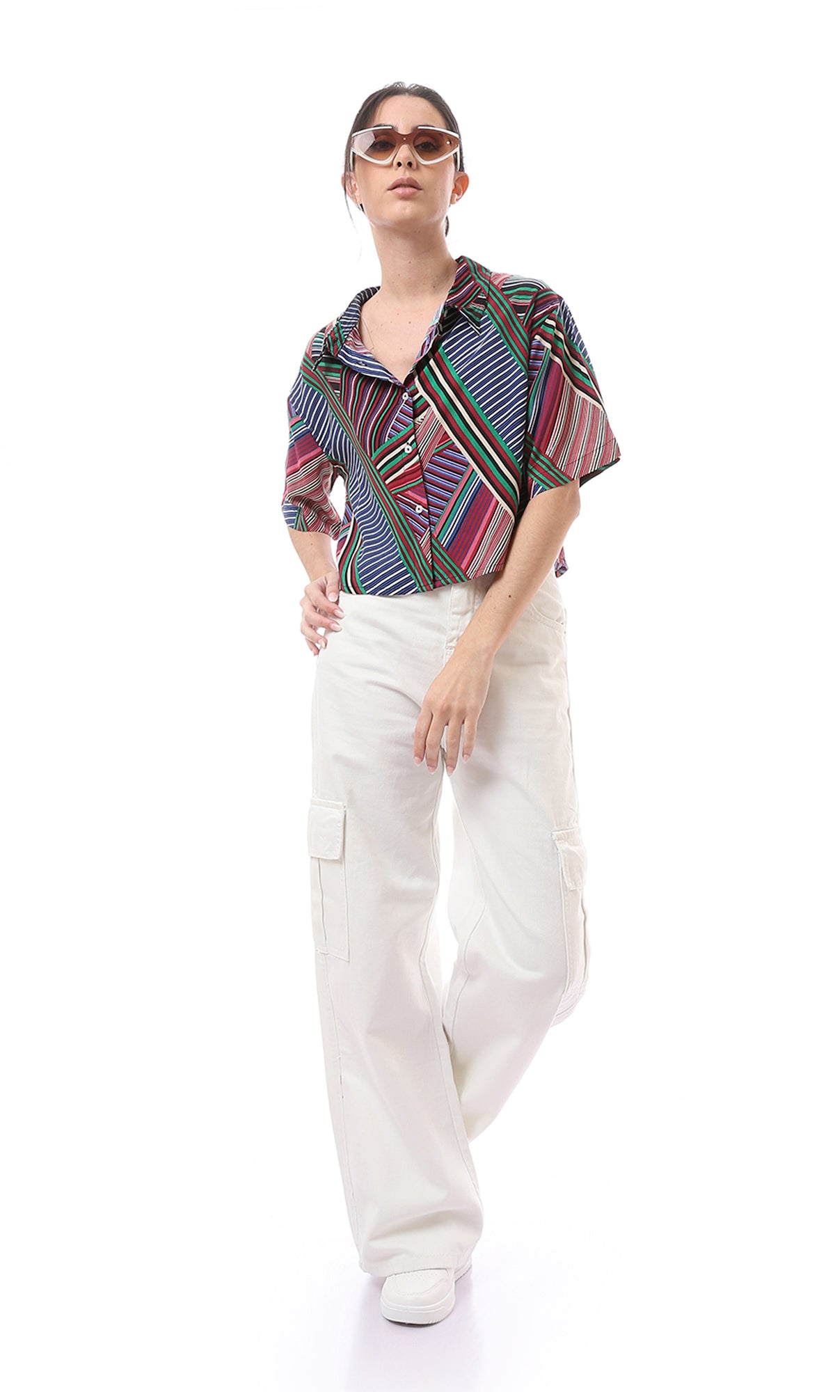 O167018 Women Short Sleeve