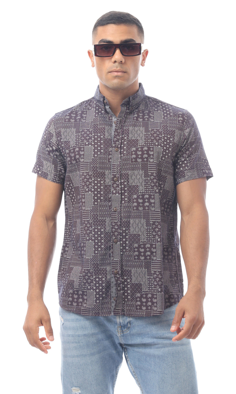 O170415-S23M071-FOB 100% POLYESTER-D.BROWN (MSS)