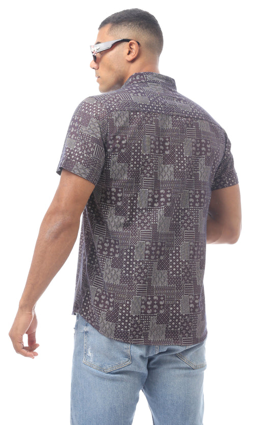 O170415-S23M071-FOB 100% POLYESTER-D.BROWN (MSS)